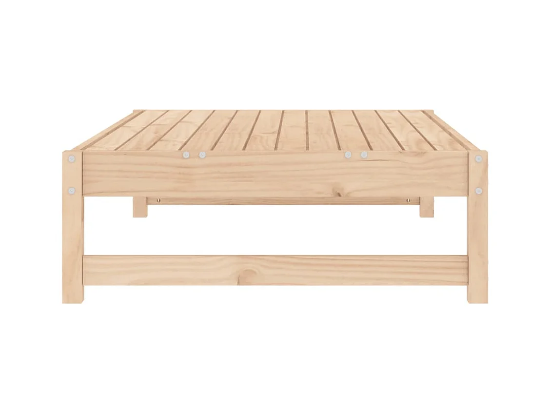 Romar  Repose-pied de jardin 120x80 cm bois de pin massif