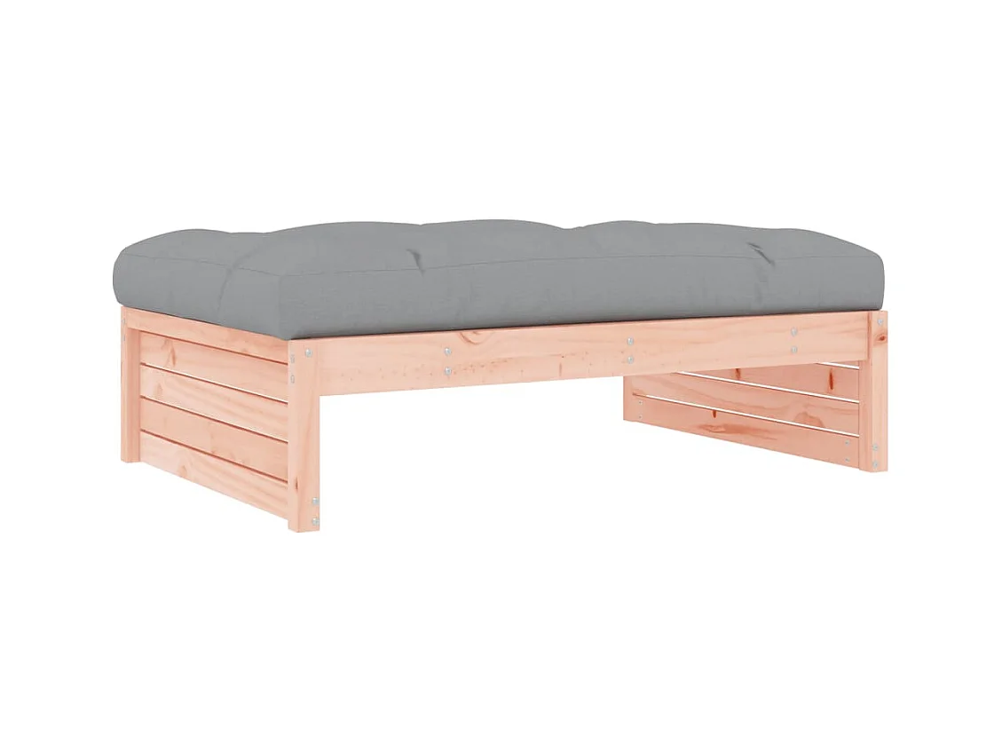 Anne-Camille  Taburete de jardín madera maciza de abeto Douglas 120x80 cm