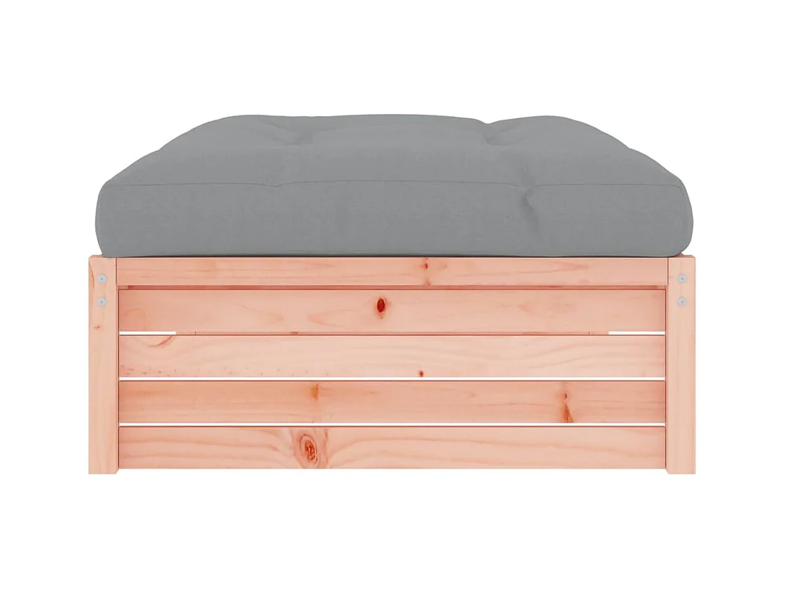 Anne-Camille  Repose-pied de jardin 120x80 cm massif de douglas