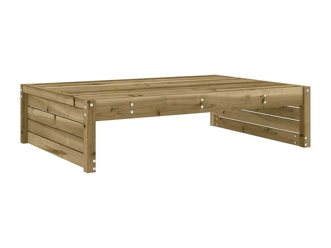 Anne-Camille  Repose-pied de jardin 120x80 cm bois de pin imprégné