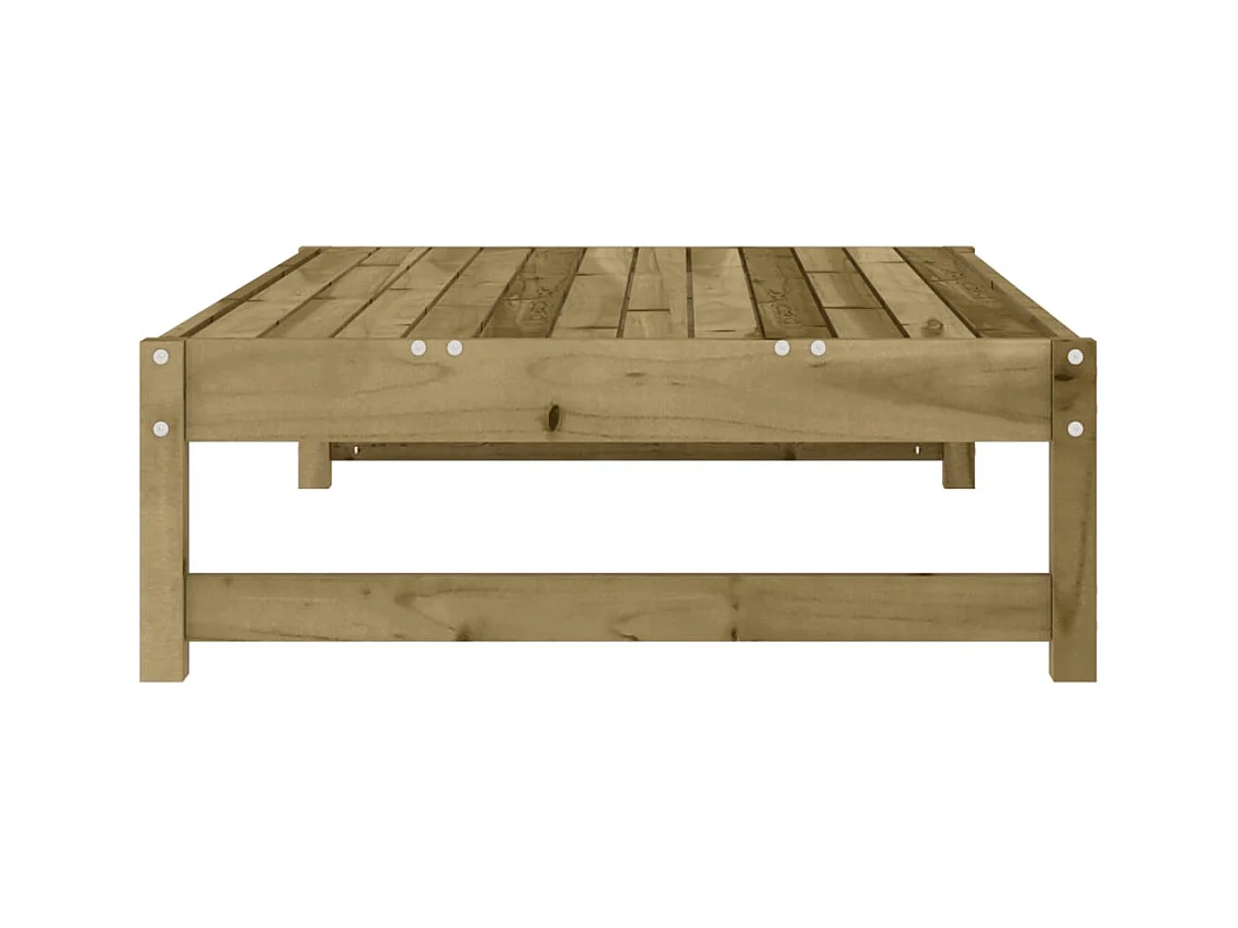 Romar  Repose-pied de jardin 120x80 cm bois de pin imprégné