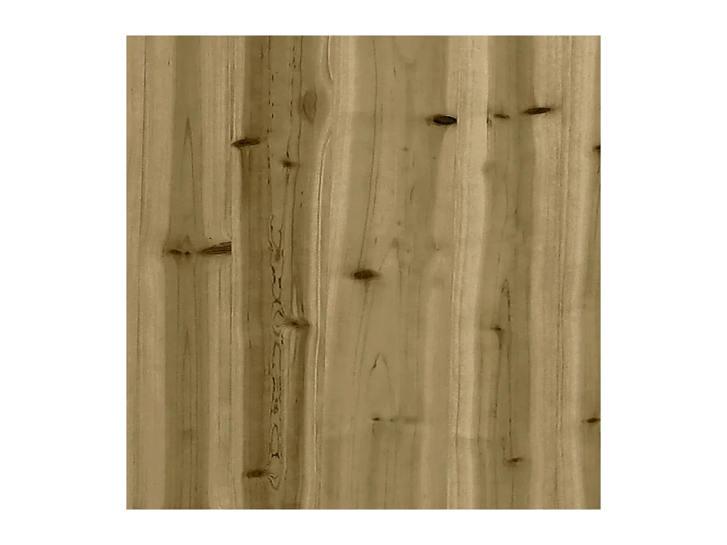 Romar  Repose-pied de jardin 120x80 cm bois de pin imprégné