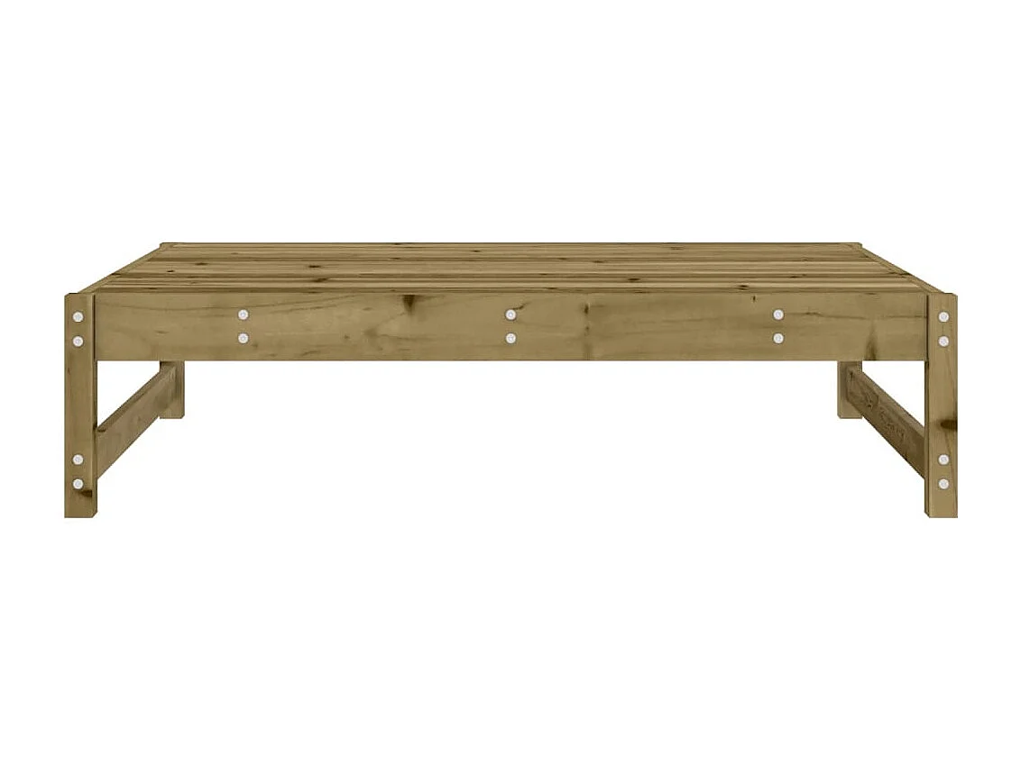 Romar  Repose-pied de jardin 120x80 cm bois de pin imprégné