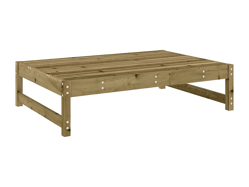 Romar  Repose-pied de jardin 120x80 cm bois de pin imprégné