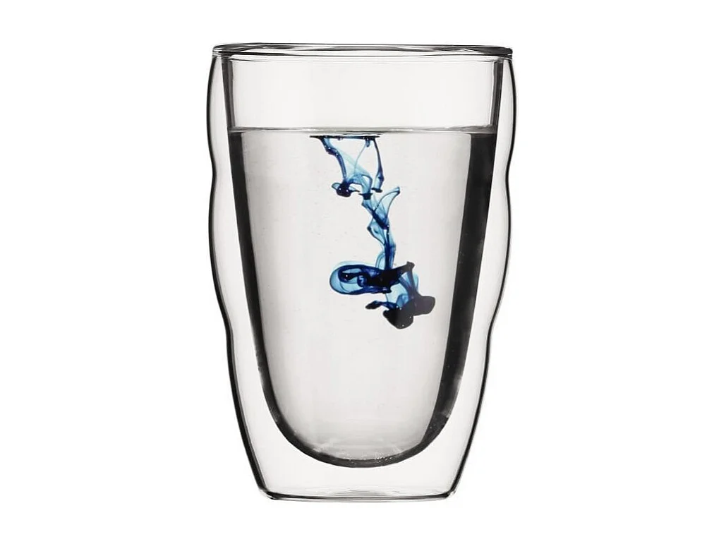 Set 6 verres thermo - BODUM - Pilatus - Double paroi - 0.35 l - Transparent