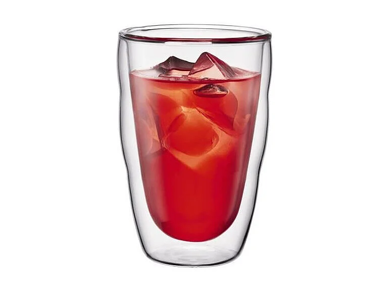 Set 6 verres thermo - BODUM - Pilatus - Double paroi - 0.35 l - Transparent
