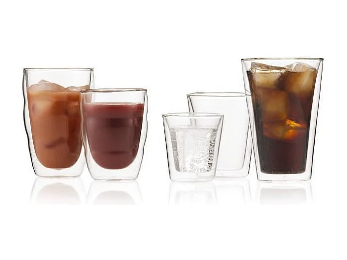 Set 6 verres thermo - BODUM - Pilatus - Double paroi - 0.35 l - Transparent