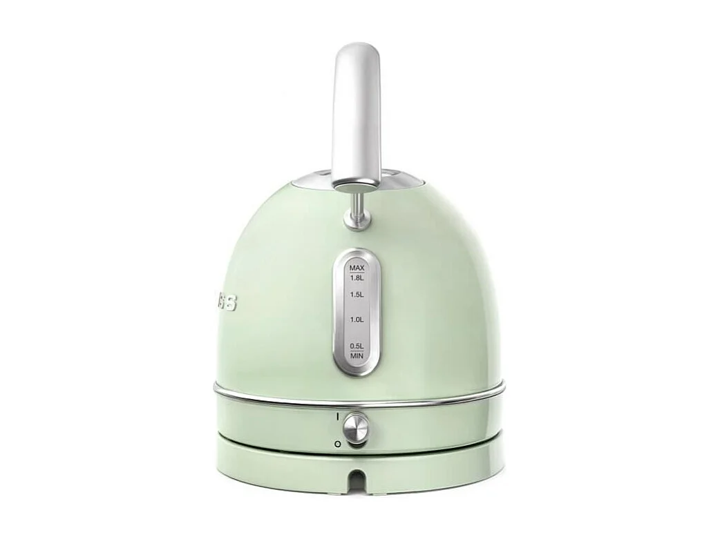 Bouilloire vintage - SWEISS - KTL7 - 2200 W - 1,8 L - Socle 360° - Vert