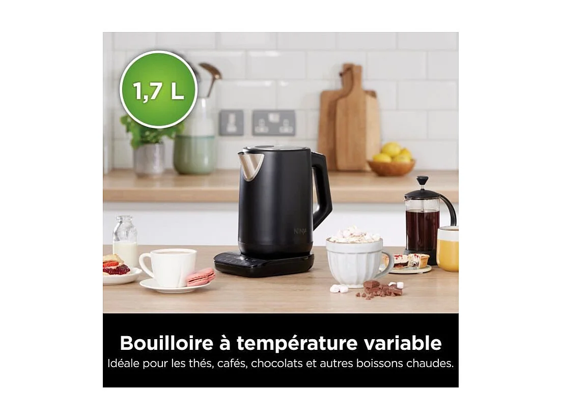 Bouilloire - NINJA - KT200EU - 3000 W - 0,7 L - Noir