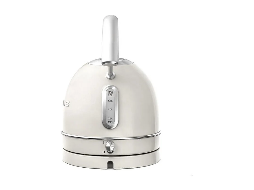 Bouilloire vintage - SWEISS - KTL8 - 2200 W - 1,8 L - Socle 360° - Beige