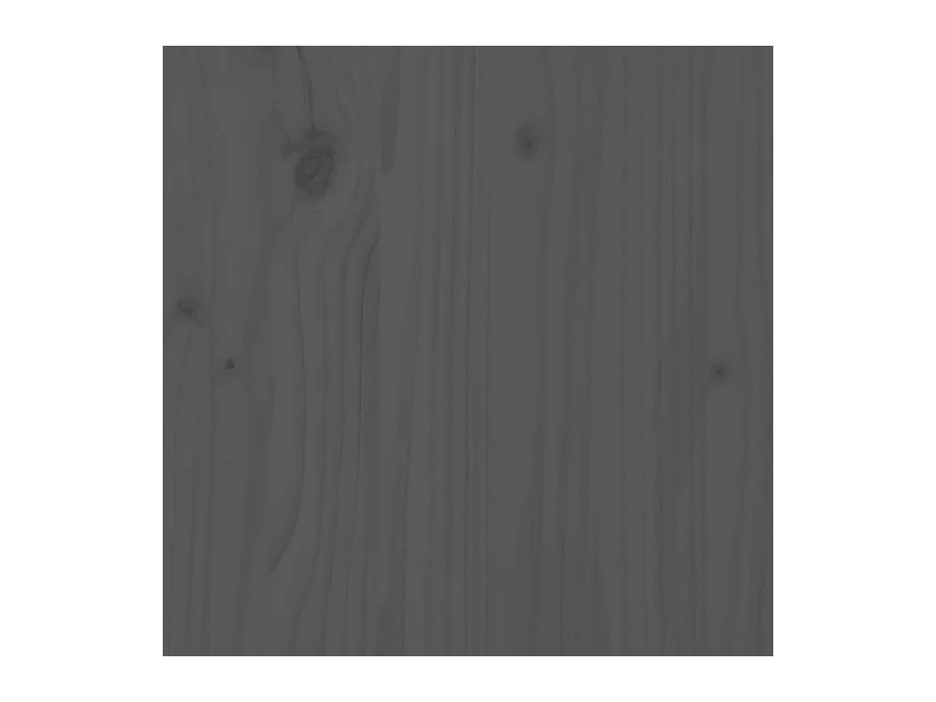 Bawnboy  Repose-pied de jardin 120x80 cm gris bois de pin massif