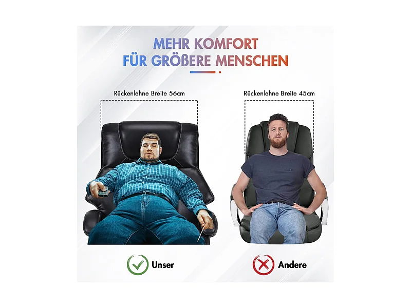 Fauteuil de Bureau pivotante - Cuir - ergonomique - avec support lombaire réglable - charge 200 kg