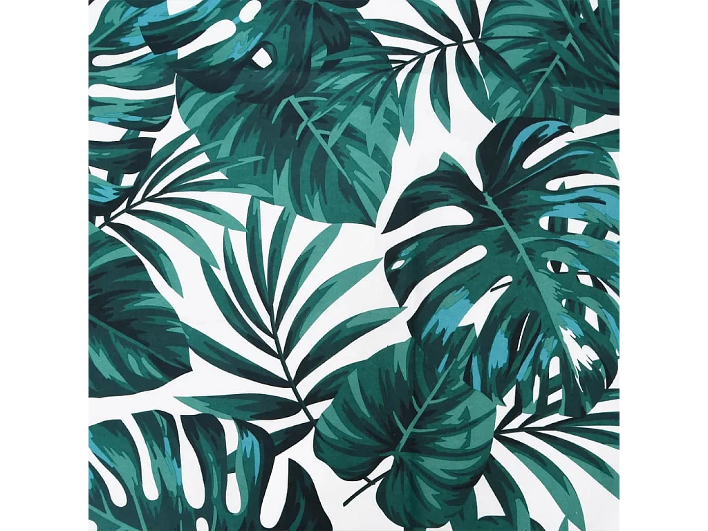 Livan  Repose-pied de jardin avec coussin bois de pin imprégné