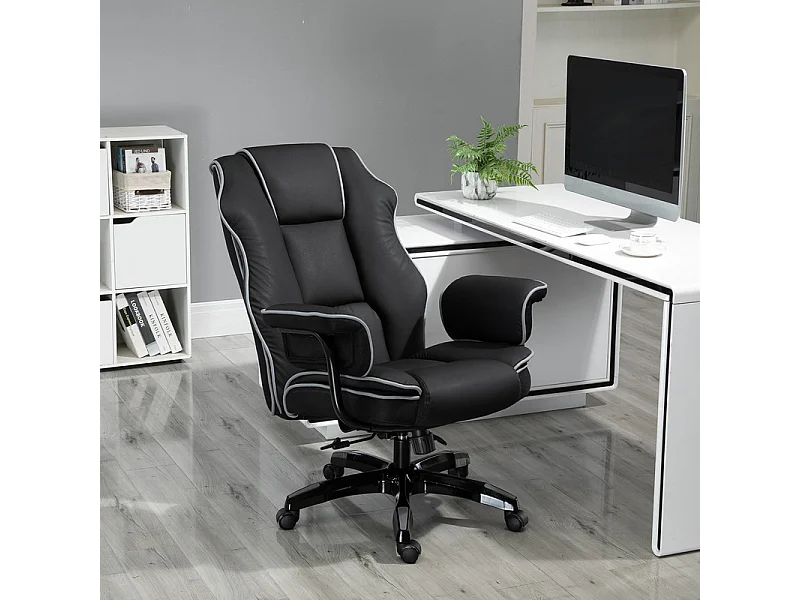 Bürostuhl - Rückenlehne bis 150° neigbar - höhenverstellbar - mit Rollen - Belastung 120kg - 76x80x118/124cm