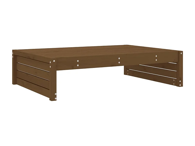 Bawnboy  Tuinvoetenbank 120x80 cm massief grenenhout honingbruin