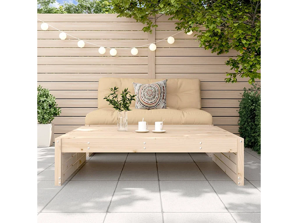 Bawnboy  Tuinvoetenbank 120x80 cm massief grenenhout