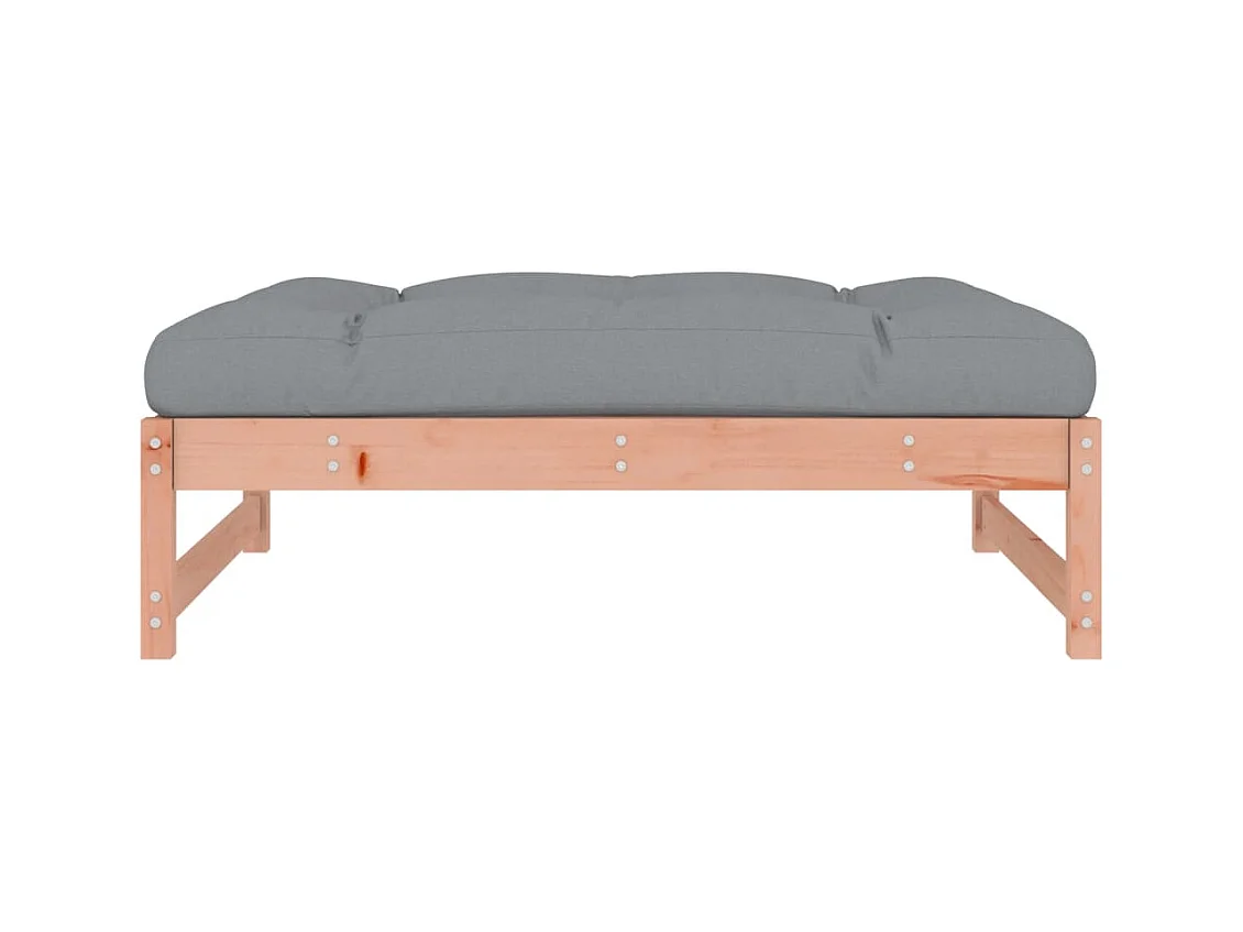 Helyndra  Taburete de jardín madera maciza de abeto Douglas 120x80 cm