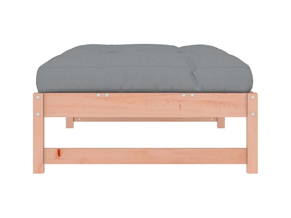 Helyndra  Taburete de jardín madera maciza de abeto Douglas 120x80 cm