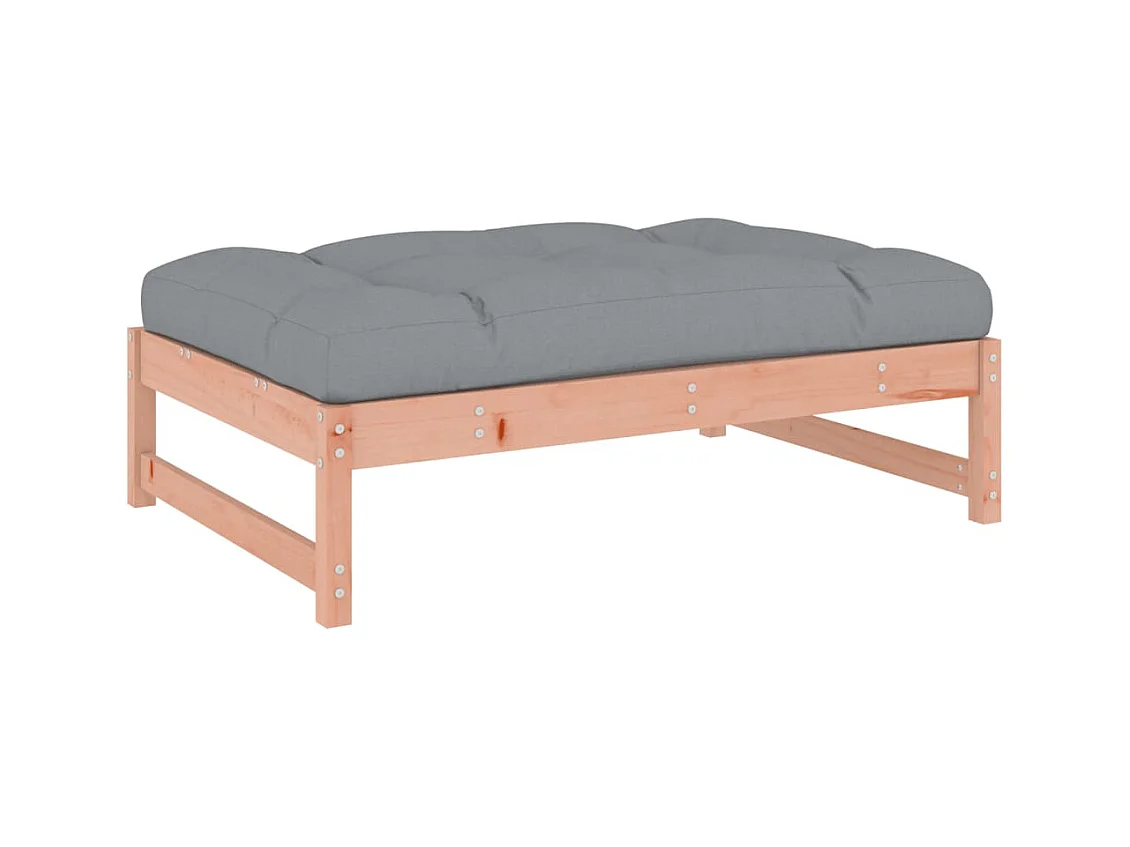 Helyndra  Repose-pied de jardin 120x80 cm massif de douglas