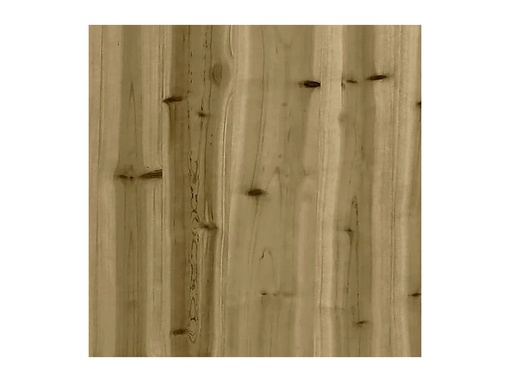 Helyndra  Taburete de jardín madera de pino impregnada 120x80 cm