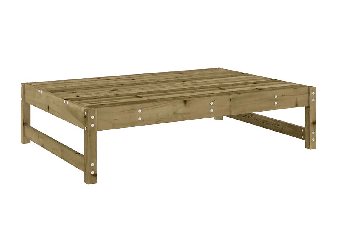 Helyndra  Taburete de jardín madera de pino impregnada 120x80 cm