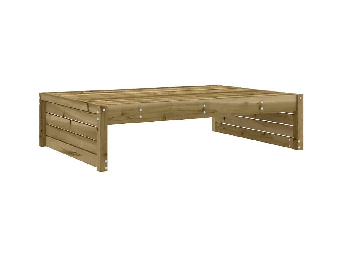 Bawnboy  Repose-pied de jardin 120x80 cm bois de pin imprégné