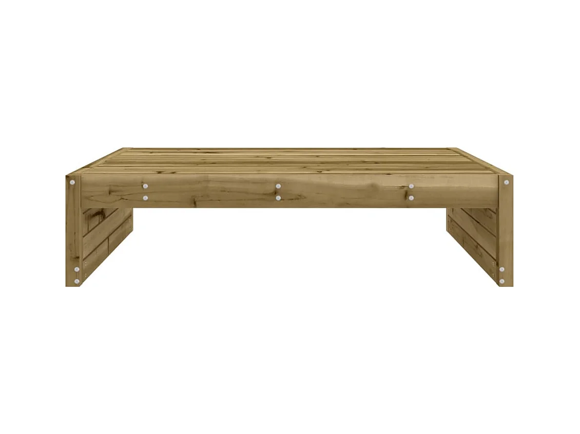 Bawnboy  Repose-pied de jardin 120x80 cm bois de pin imprégné