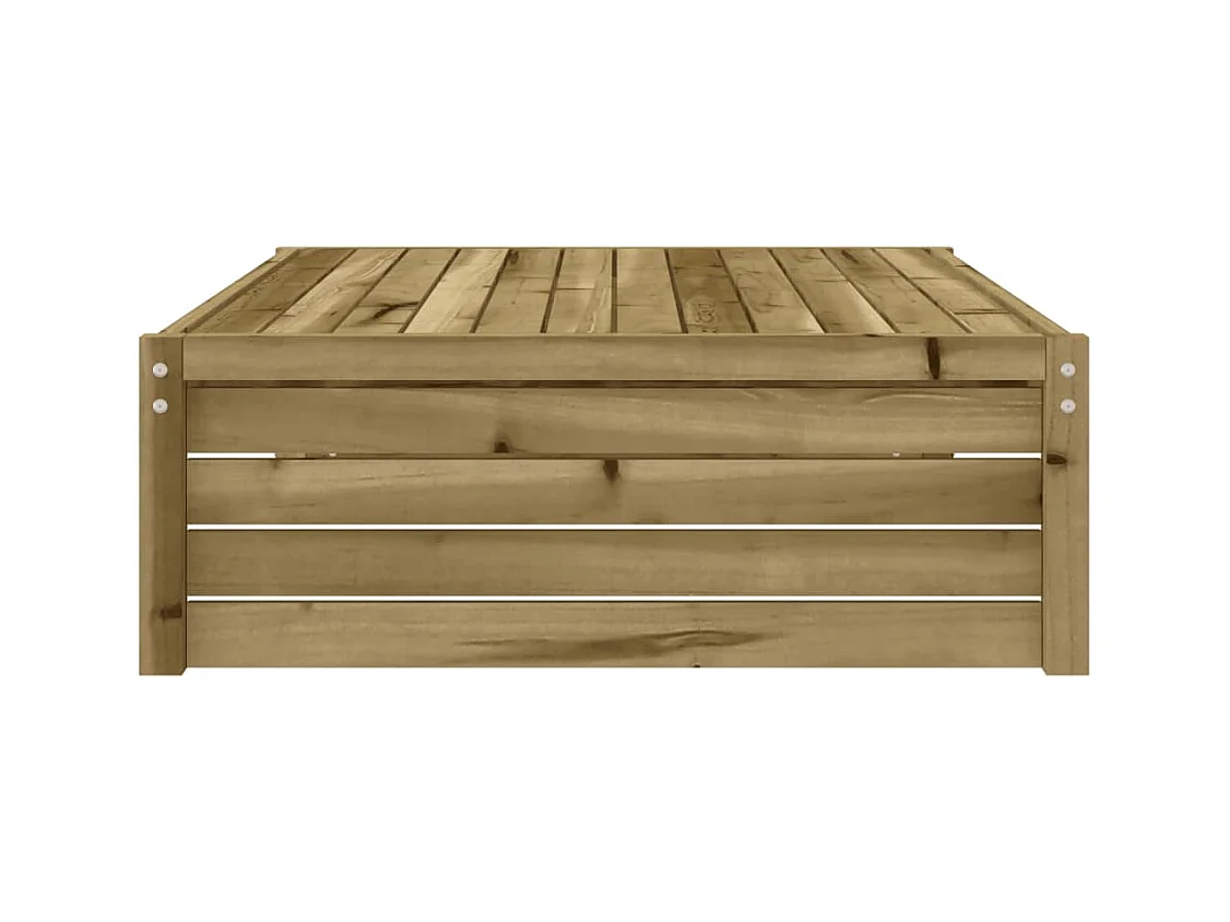 Bawnboy  Repose-pied de jardin 120x80 cm bois de pin imprégné