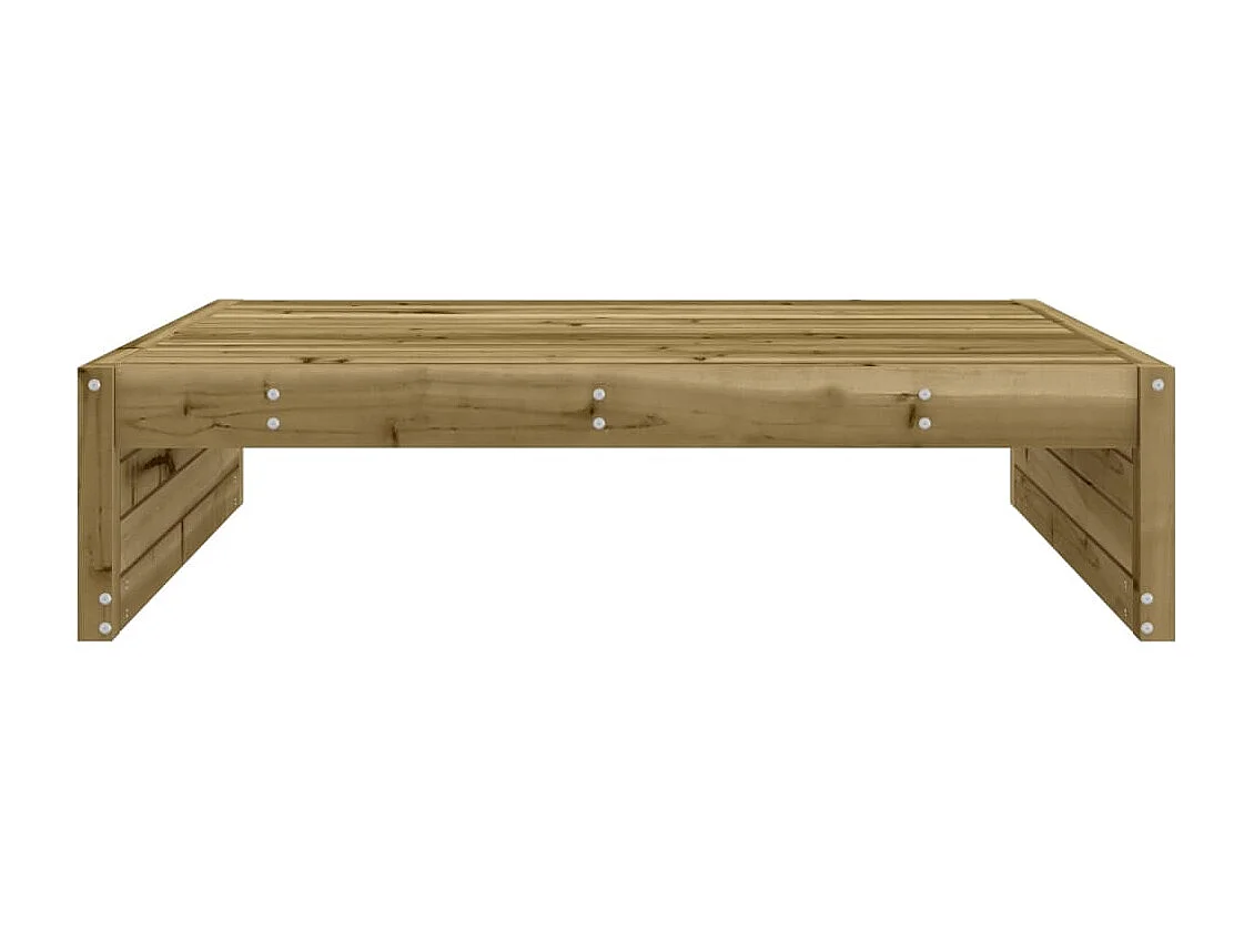 Bawnboy  Repose-pied de jardin 120x80 cm bois de pin imprégné