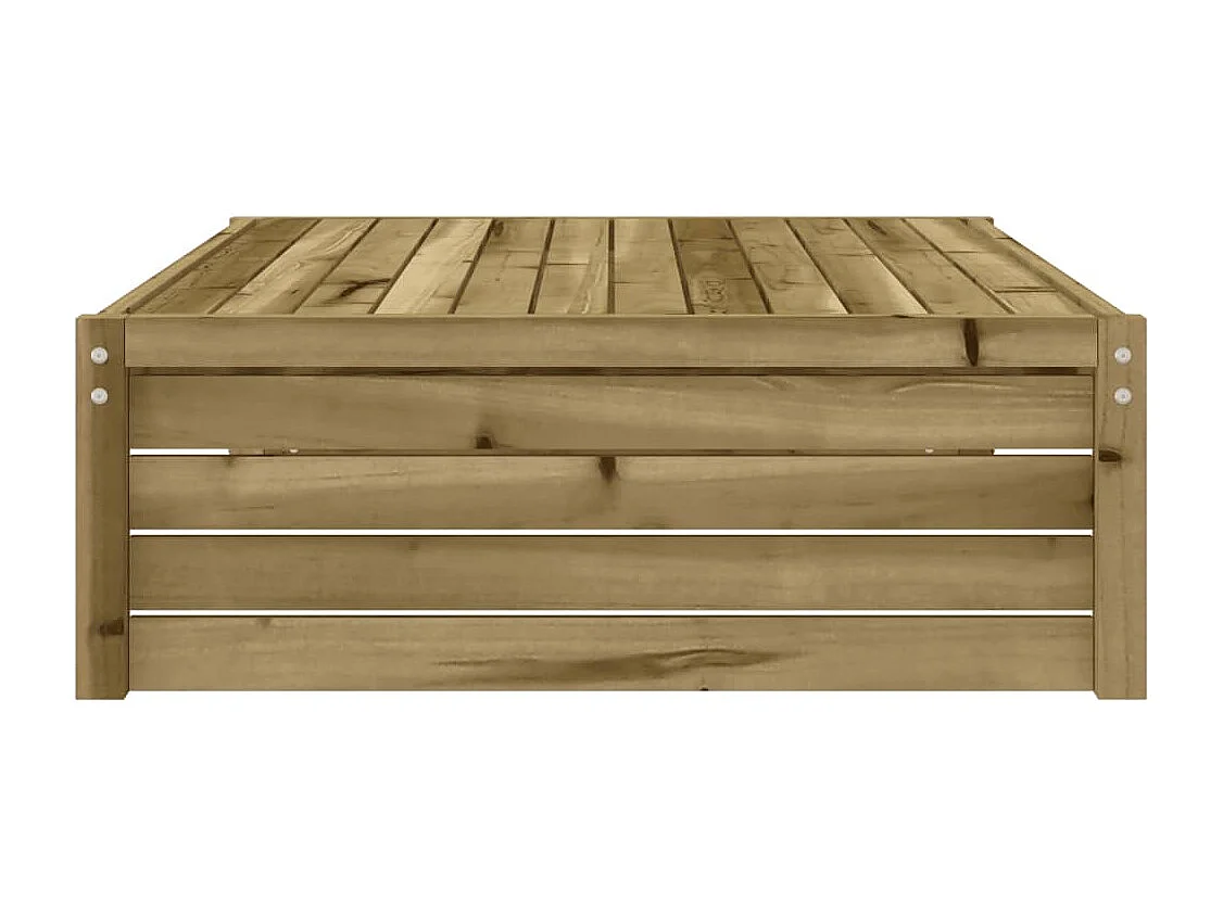 Bawnboy  Repose-pied de jardin 120x80 cm bois de pin imprégné