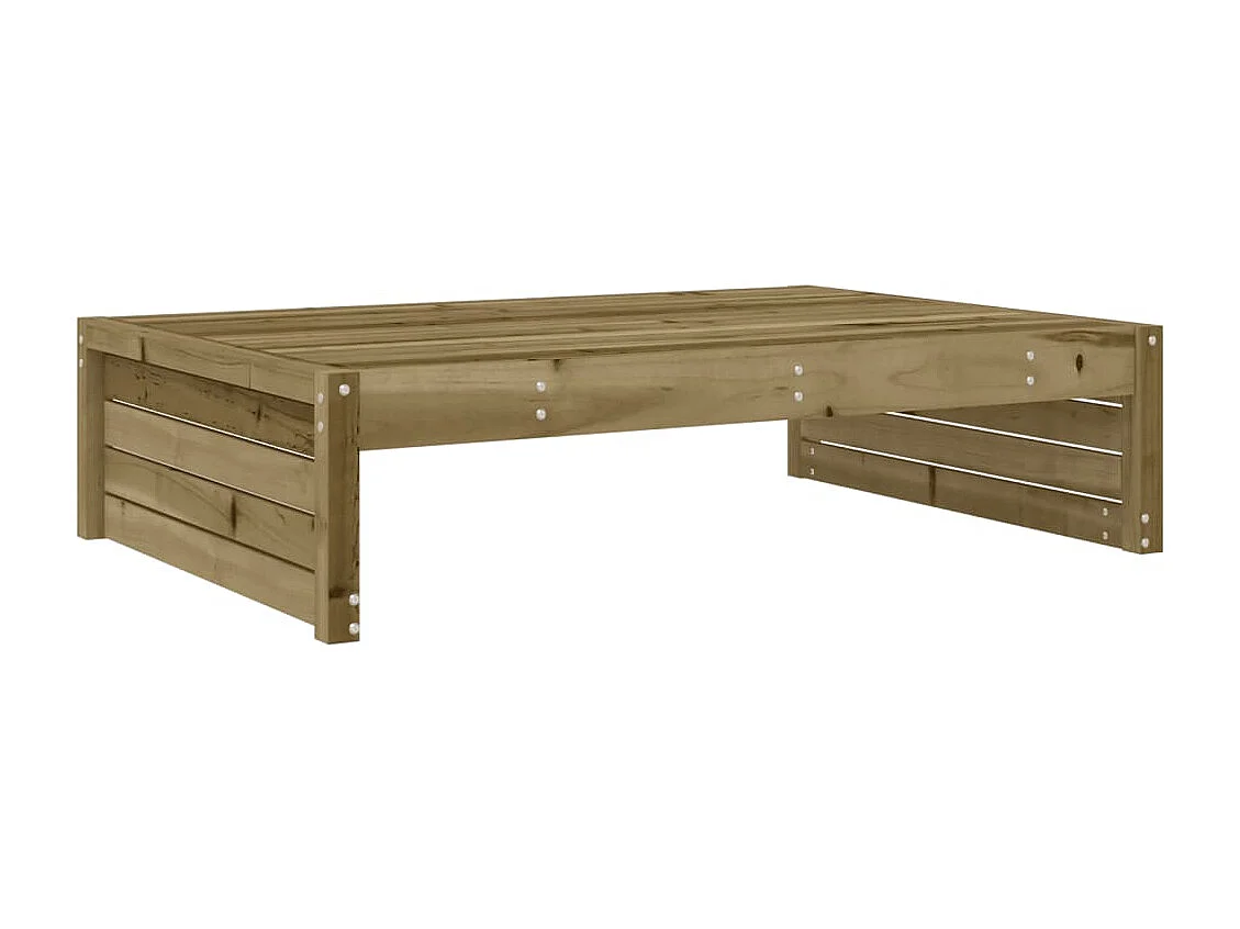 Bawnboy  Repose-pied de jardin 120x80 cm bois de pin imprégné