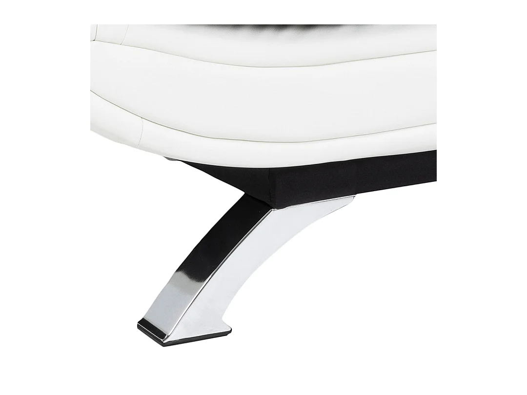 Fanny Schlafsofa in hellgrau und weissen Design.