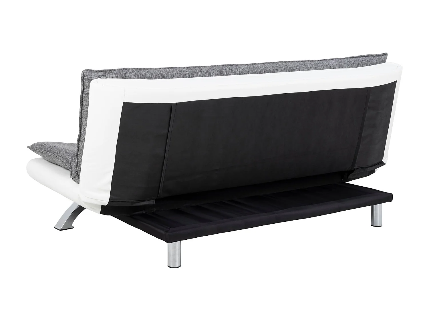 Fanny Canapé-lit en design gris clair et blanc.