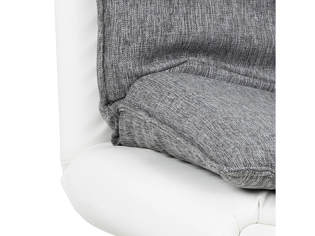 Fanny Canapé-lit en design gris clair et blanc.