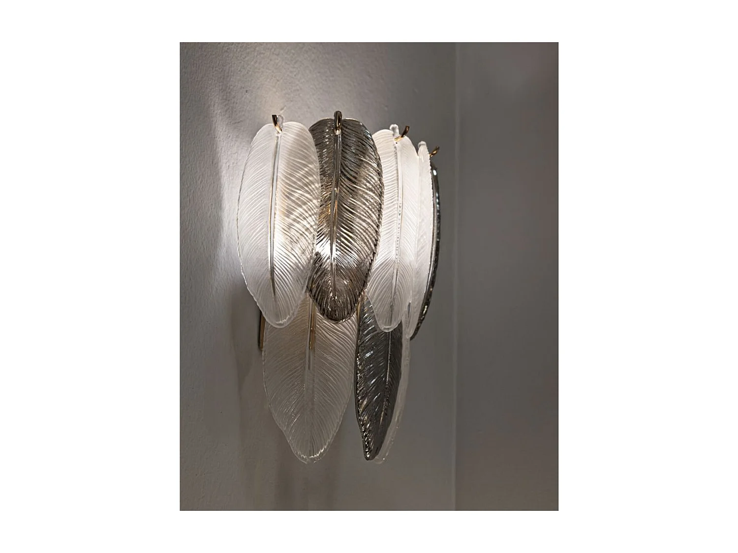 Lampa ścienna MF898, Szary, 24x25x29 cm, Epikasa