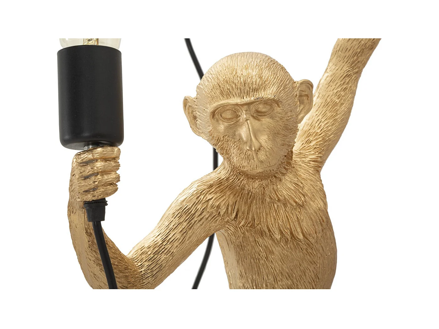 Wandlamp Aap 5, Goud, 32x32x64 cm, Epikasa