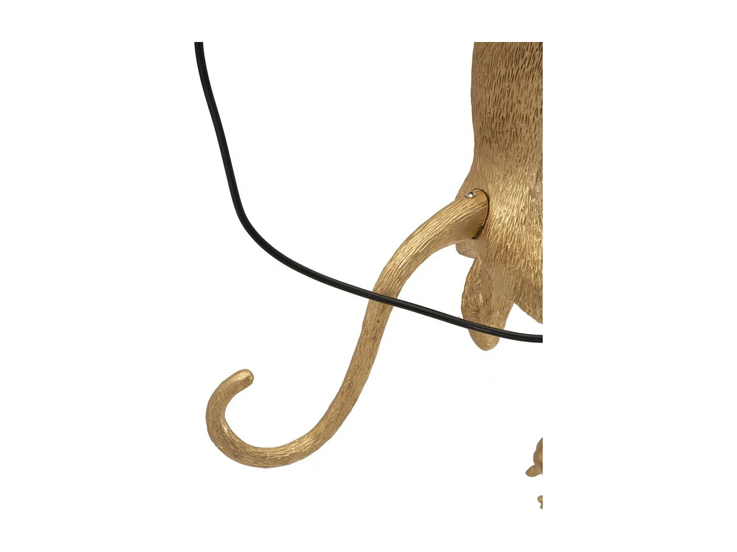 Lampa ścienna Małpa 5, Złoto, 32x32x64 cm, Seven Design