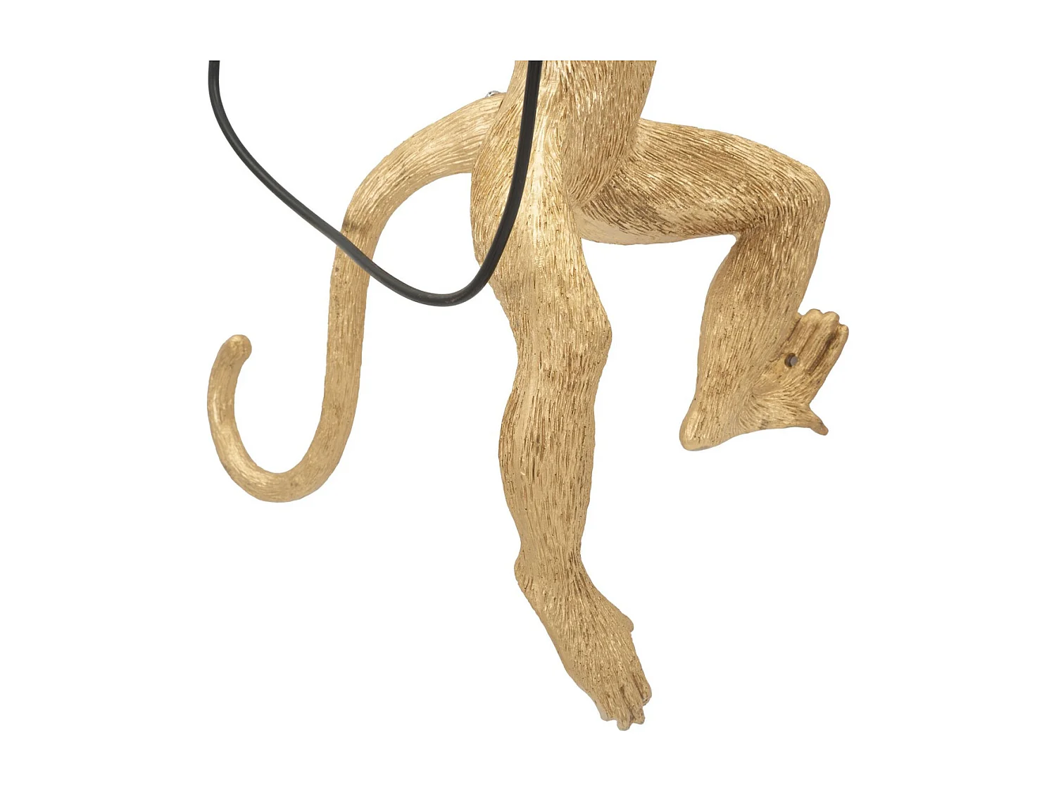 Lampa ścienna Małpa 5, Złoto, 32x32x64 cm, Seven Design