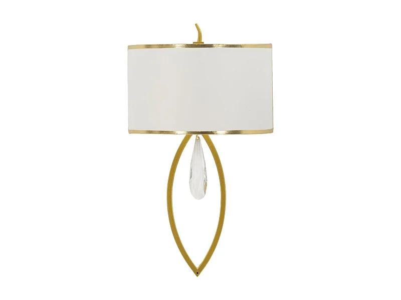 Lampa ścienna MF909, Biały, 16x15x50 cm, Seven Design