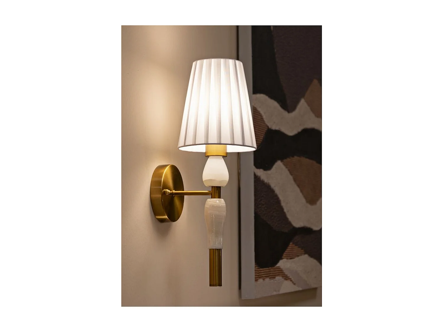Wandlamp MF912, Wit, 16x20x46 cm, Epikasa