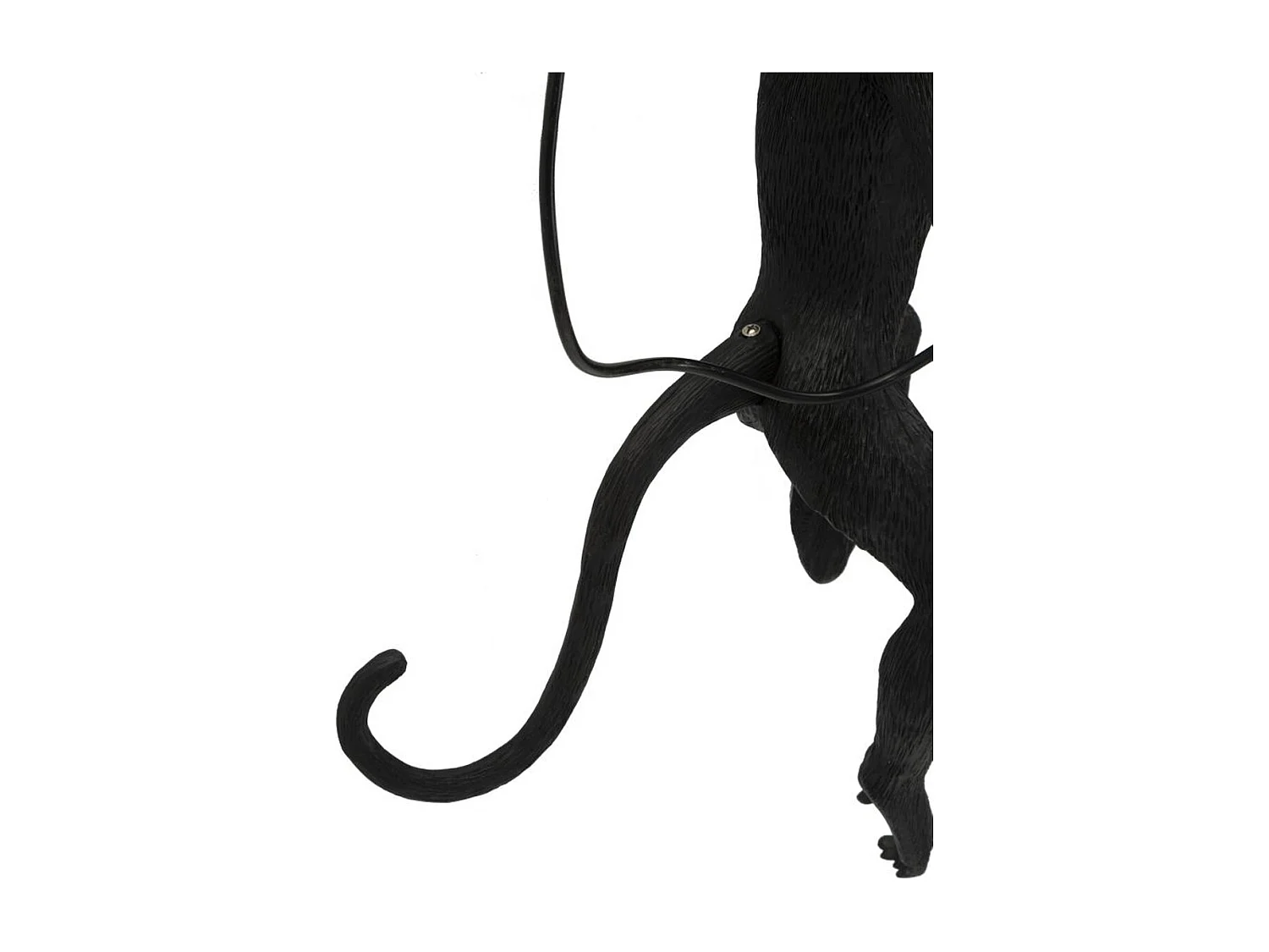 Lampa ścienna Małpa 4, Czarny, 32x32x64 cm, Seven Design