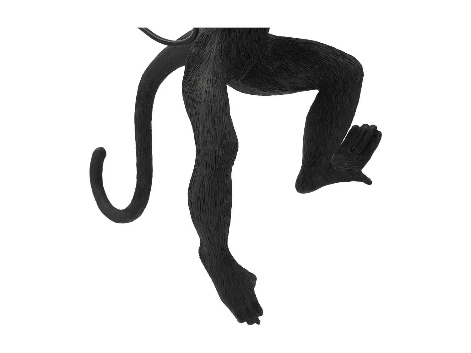 Lampa ścienna Małpa 4, Czarny, 32x32x64 cm, Seven Design