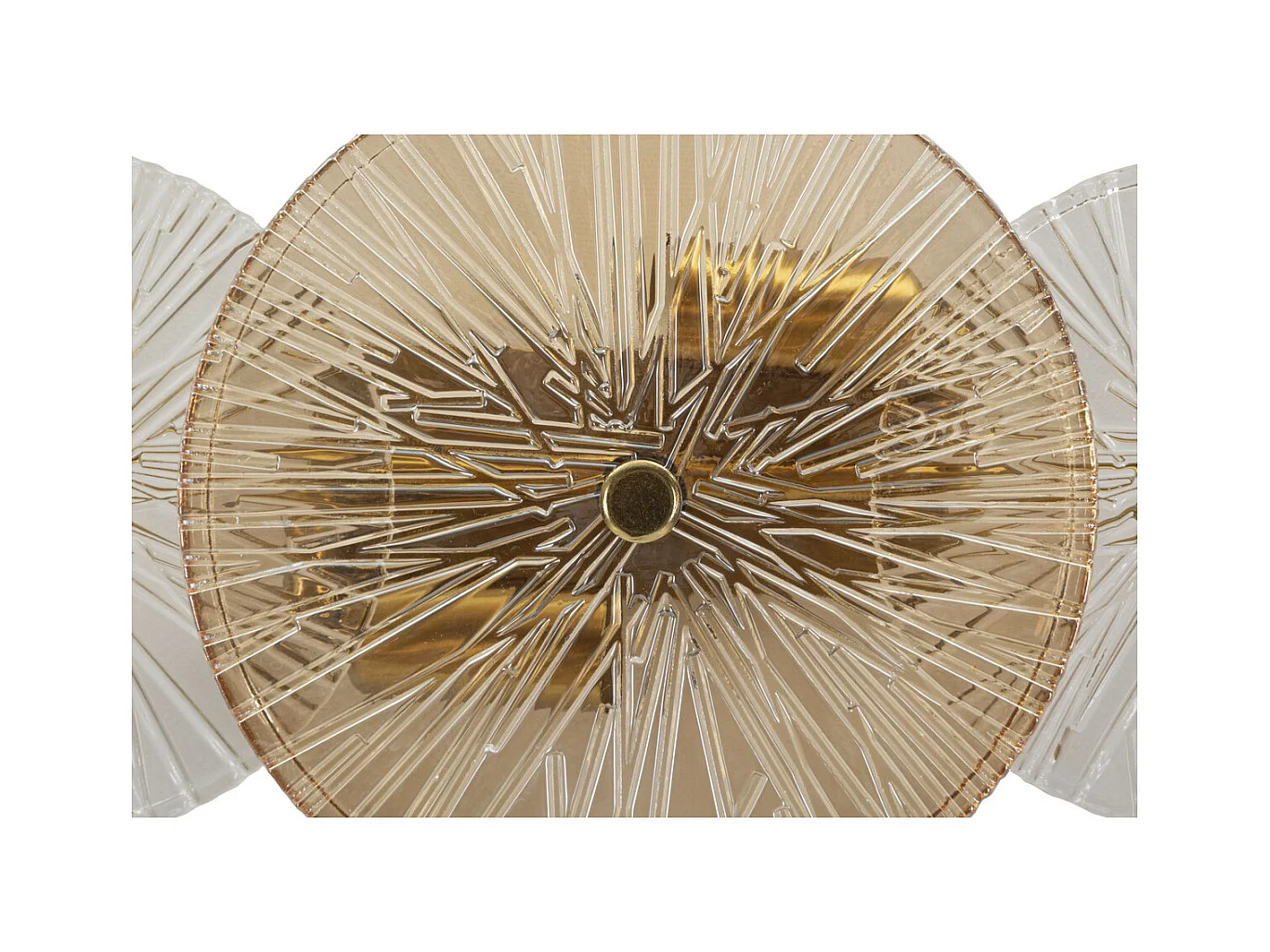 Lampa ścienna MF916, Brązowy, 42x8x20 cm, Epikasa