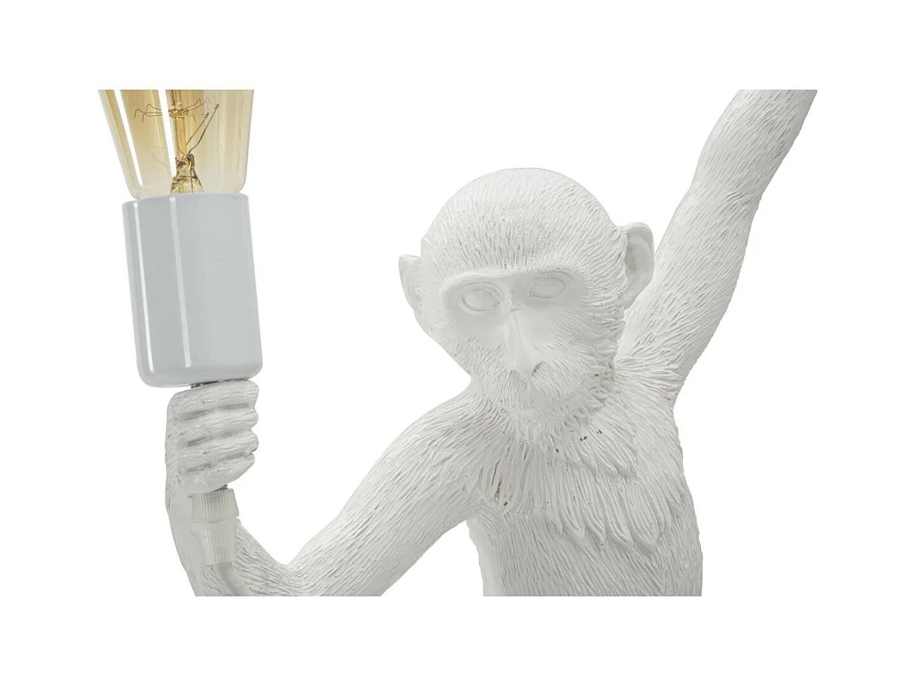 Wandlamp Aap 3, Wit, 32x32x64 cm, Epikasa