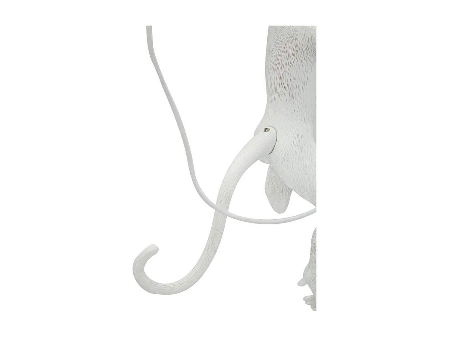 Lampa ścienna Małpa 3, Biały, 32x32x64 cm, Seven Design