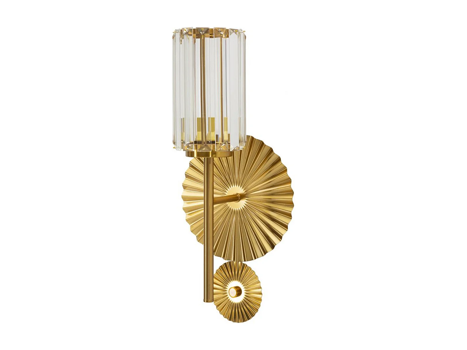 Lampa ścienna MF915, Złoto, 20x17x47 cm, Seven Design