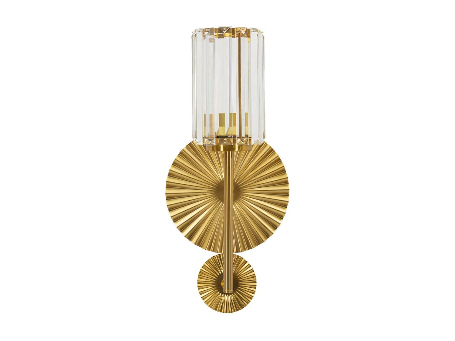 Lampa ścienna MF915, Złoto, 20x17x47 cm, Seven Design