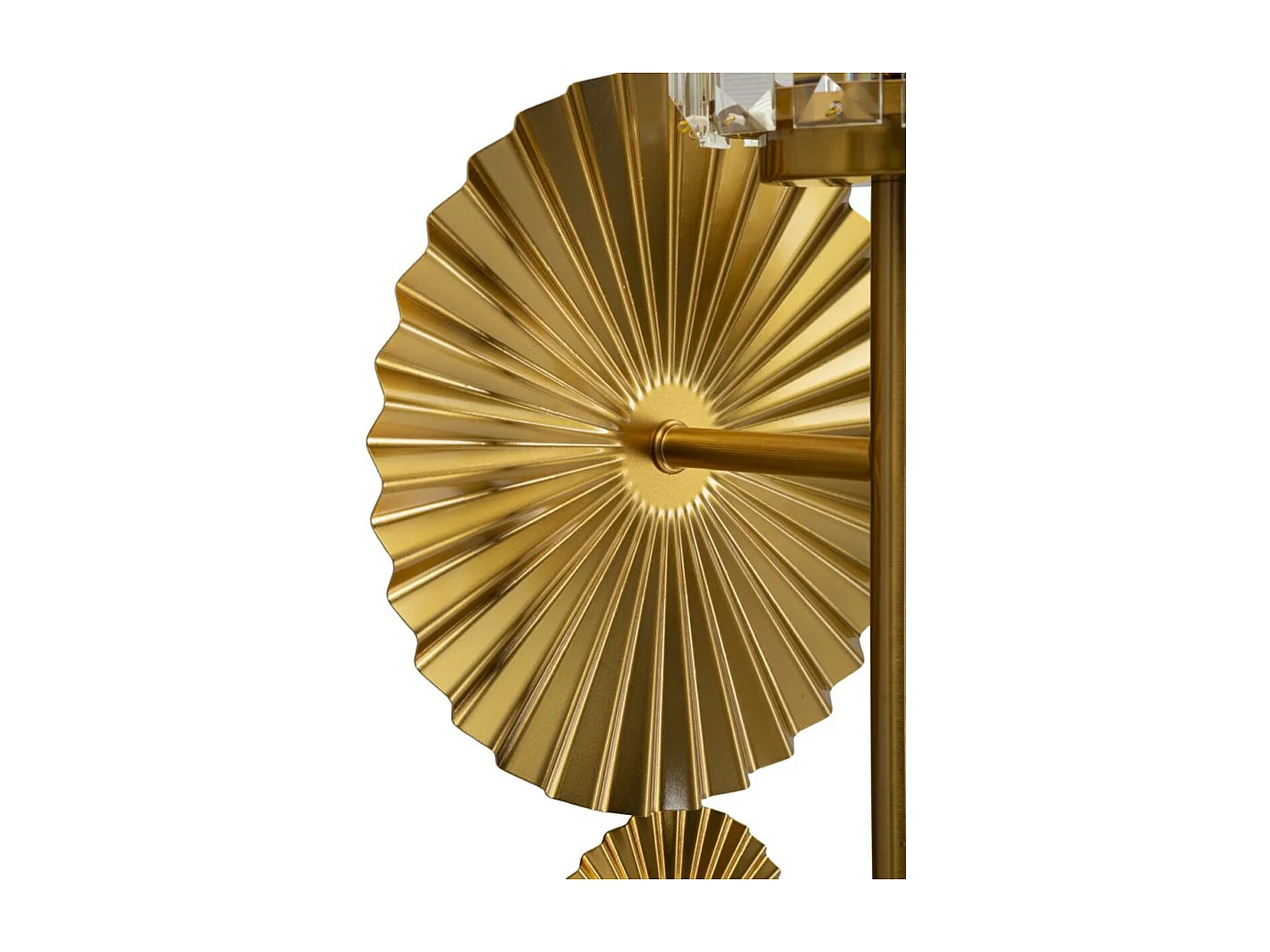 Lampa ścienna MF915, Złoto, 20x17x47 cm, Seven Design