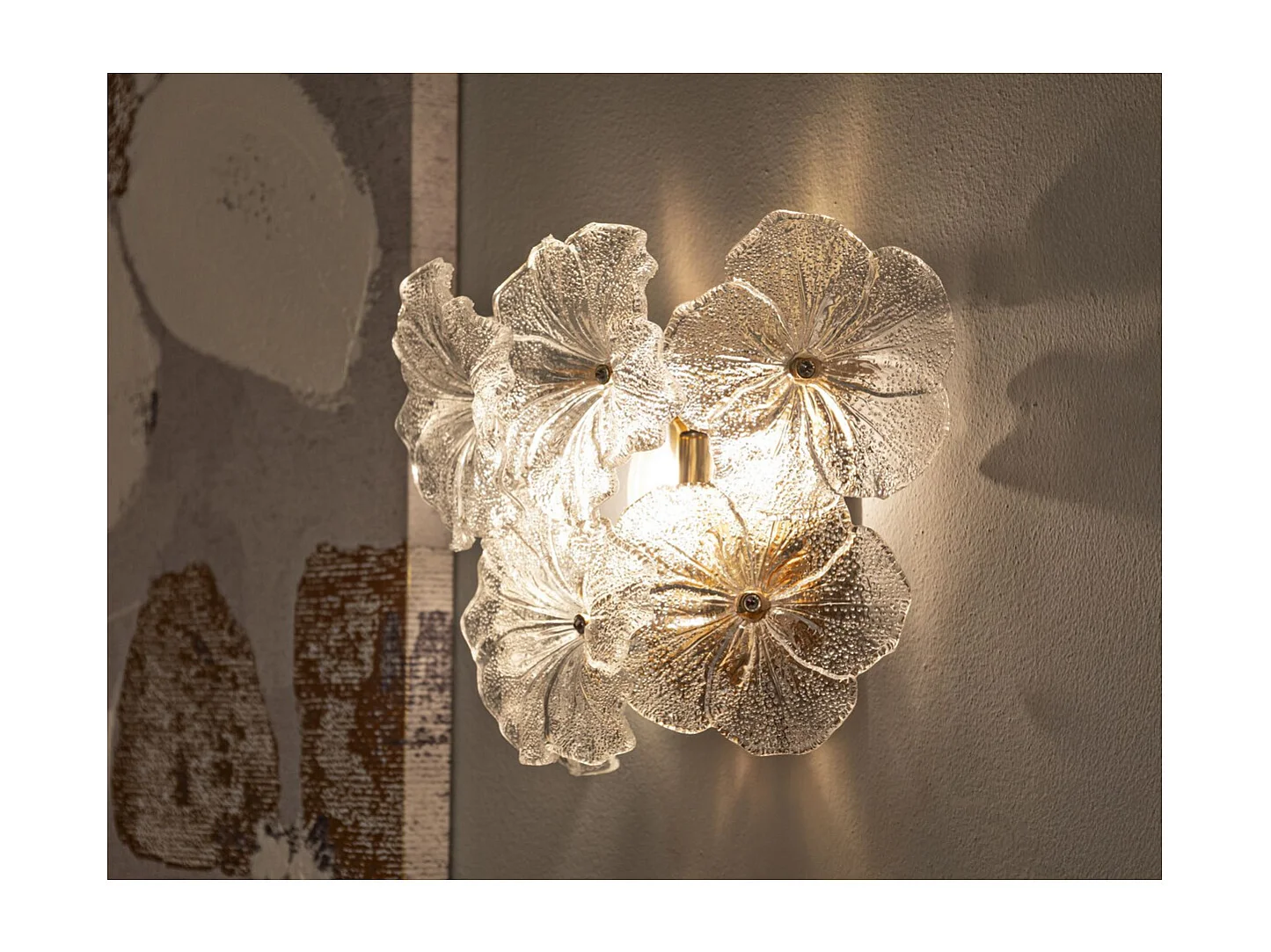 Applique Arlette, Blanc, 33x17x28 cm, Seven Design