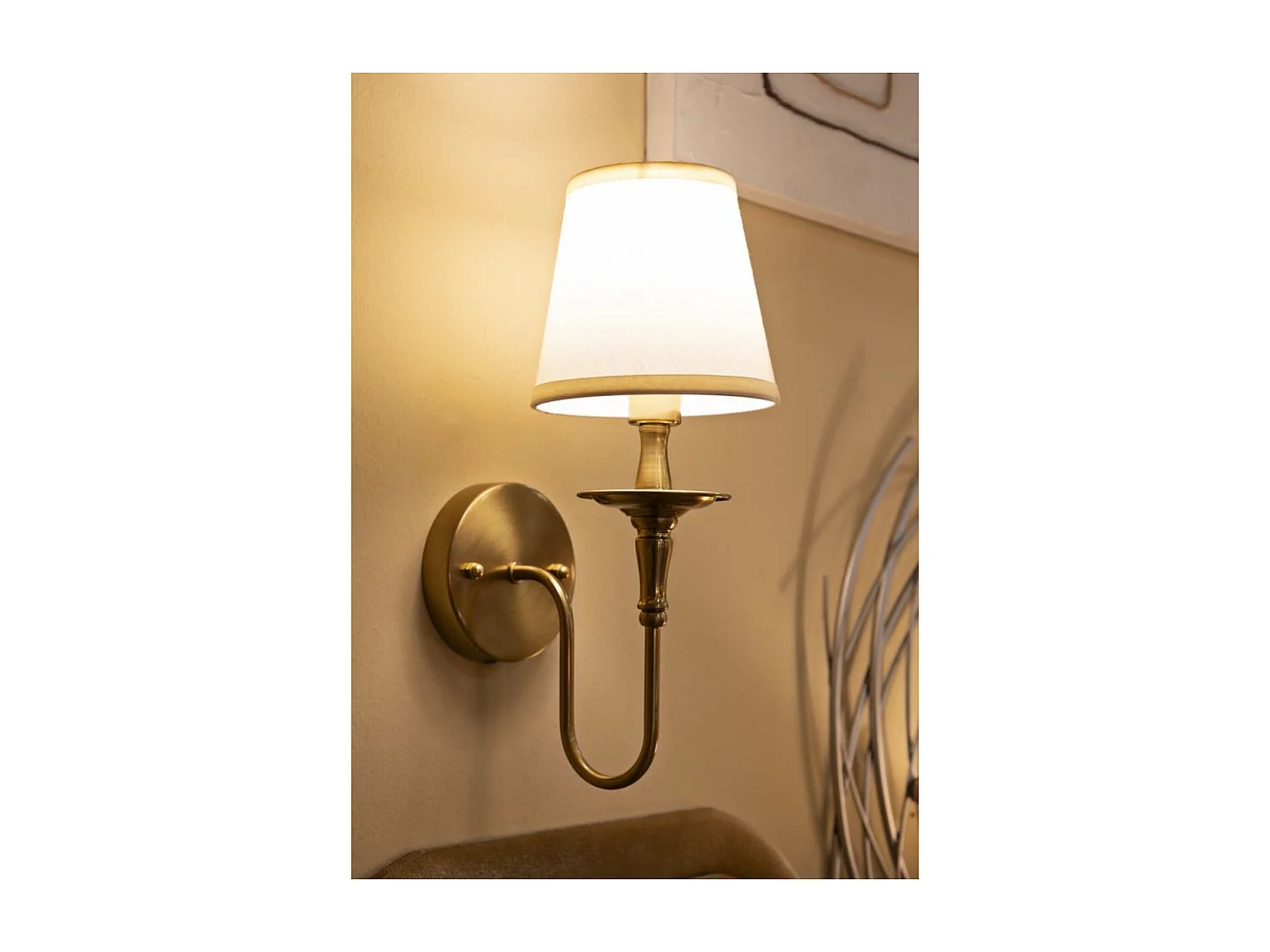 Lampa ścienna MF914, Biały, 15x22x38 cm, Seven Design